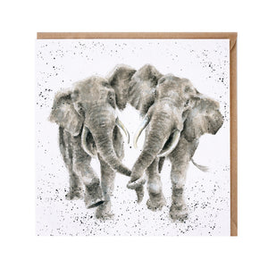 Elephant Blank Card by Wrendale Designs