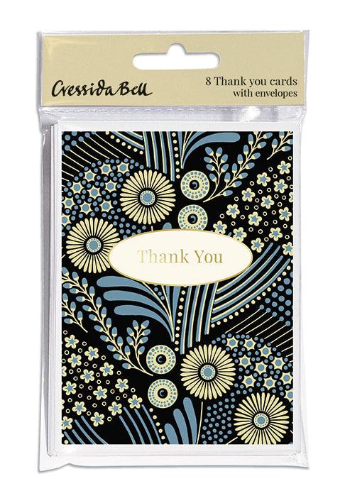 Cressida Bell Thank You Cards ( Pack of 8)