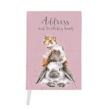 Load image into Gallery viewer, Guinea Pig Mouse &amp; Rabbit Address Book by Wrendale Designs
