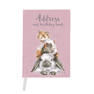 Guinea Pig Mouse & Rabbit Address Book by Wrendale Designs