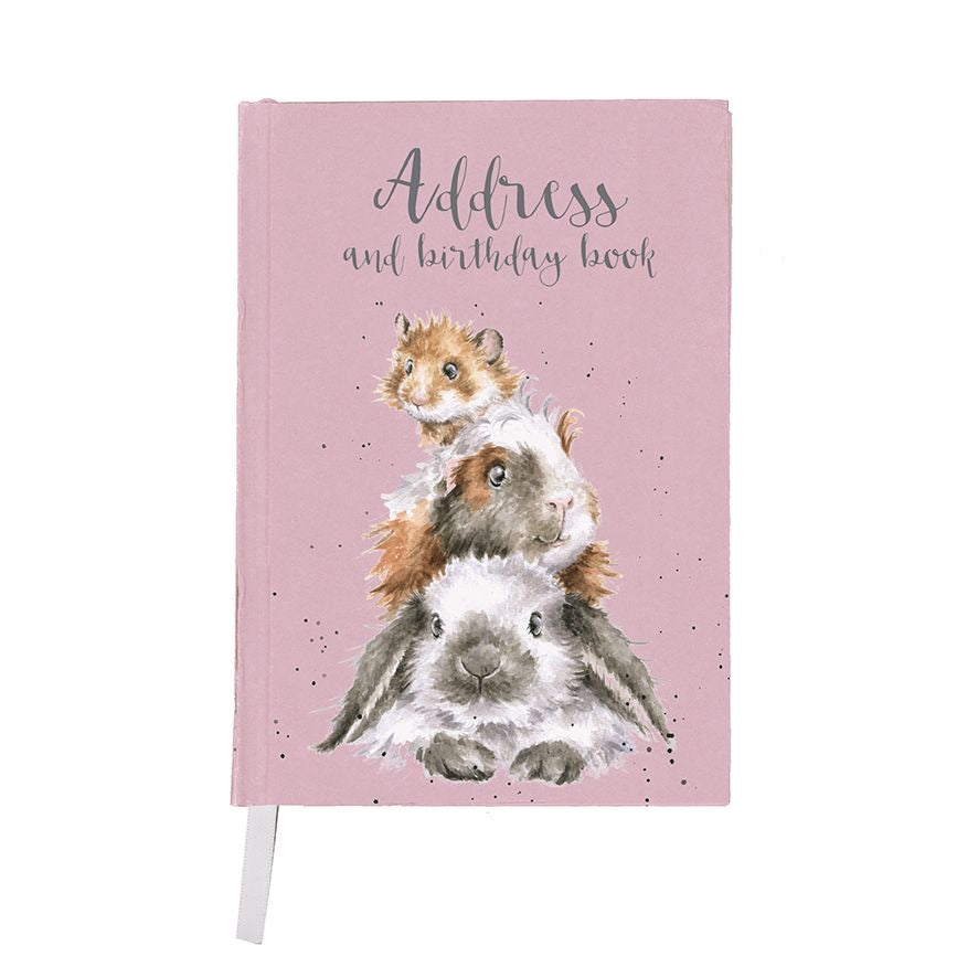 Guinea Pig Mouse & Rabbit Address Book by Wrendale Designs