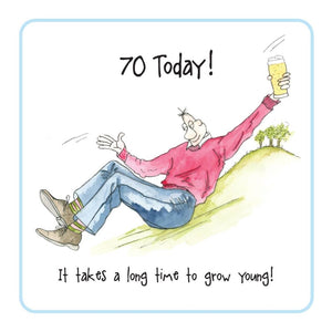 70th Birthday Card