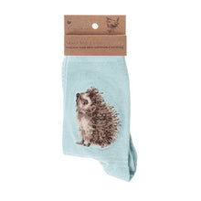 Load image into Gallery viewer, Hedgehog Super Soft Bamboo Socks by Wrendale Designs
