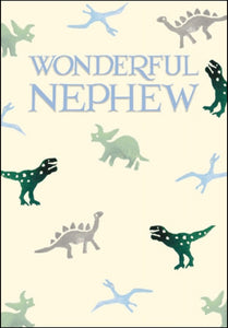 Dinosaur Nephew Birthday Card