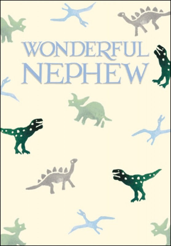 Dinosaur Nephew Birthday Card