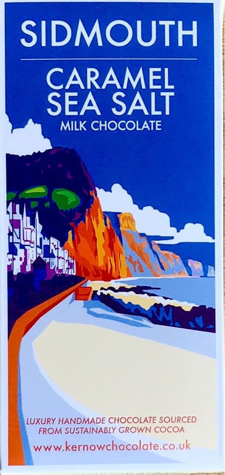 Becky Bettesworth Sidmouth Caramel Sea Salt Milk Chocolate Bar 100g