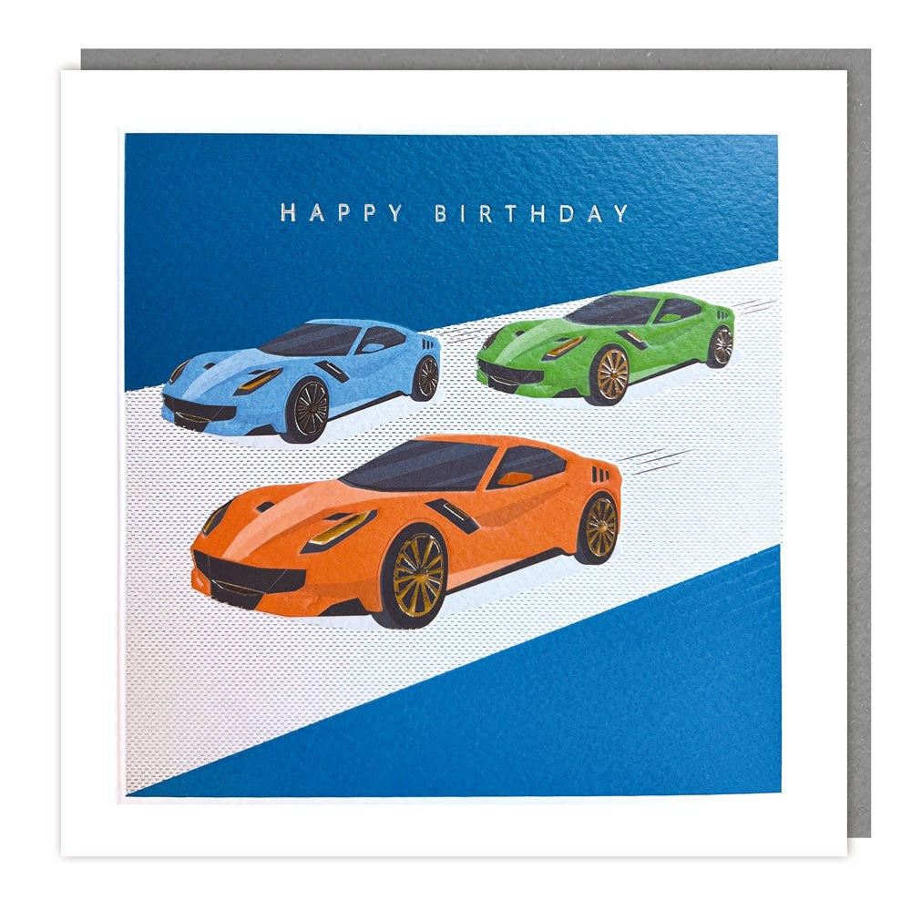 Super car Birthday Card