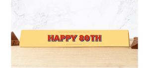 Happy 80th Personalised Toblerone