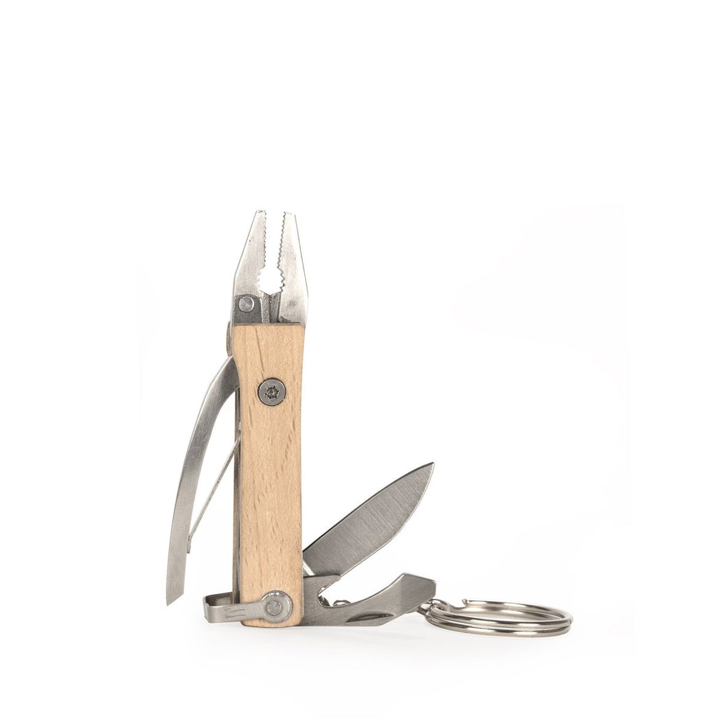 Mini Wood Keychain Pliers