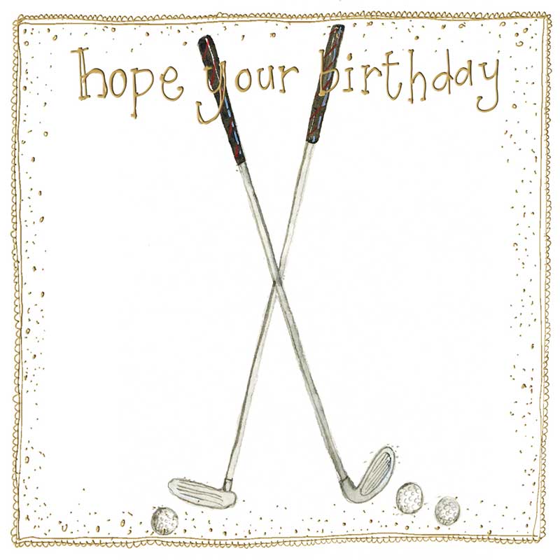 Golf Birthday Card