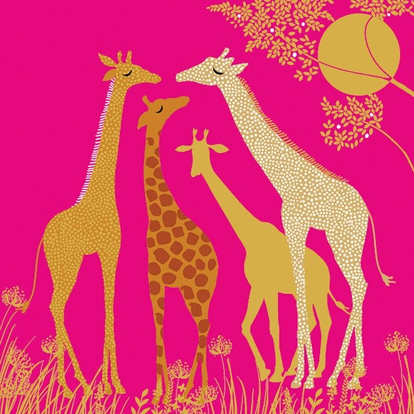 Giraffes Blank Card