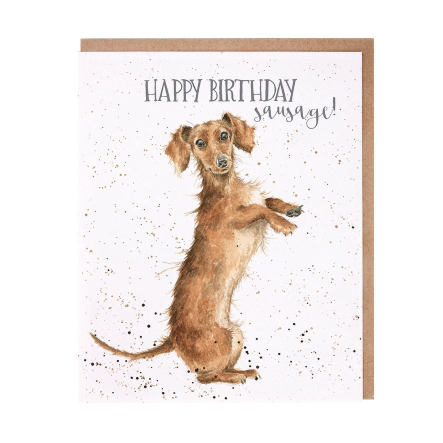 Sausage Dog Dachshund Birthday Card by Wrendale Designsp