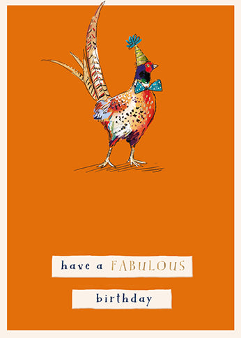 Pheasant Birthday Card
