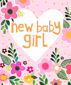 Baby Girl Card