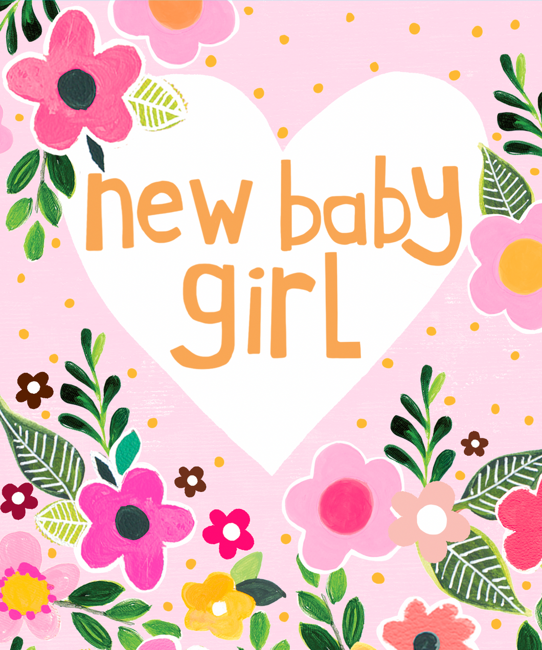 Baby Girl Card