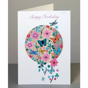 Butterfly Laser Cut Birthday Card