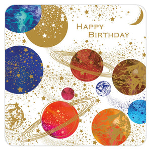 Planets Birthday Card