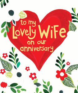 Wife Anniversary Card