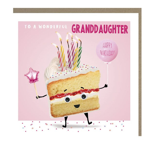 Rush Design Wonderful Granddaughter Birthday Card - Floral Cake, Hearts and  Confetti with Foil Finish - Eco-Friendly and Recyclable : Amazon.co.uk:  Stationery & Office Supplies