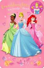 Load image into Gallery viewer, Disney Princess Granddaughter Birthday Card
