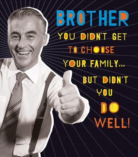 Brother Birthday Card