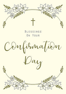 Blessings on Your Confirmation Card