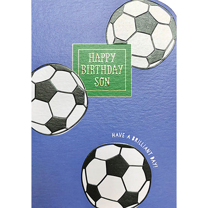 Son Football Birthday Card