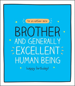 Brother Birthday Card