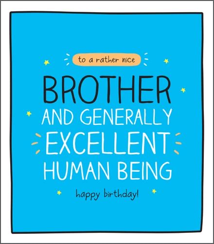 Brother Birthday Card