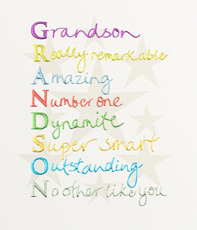 Grandson Birthday Card