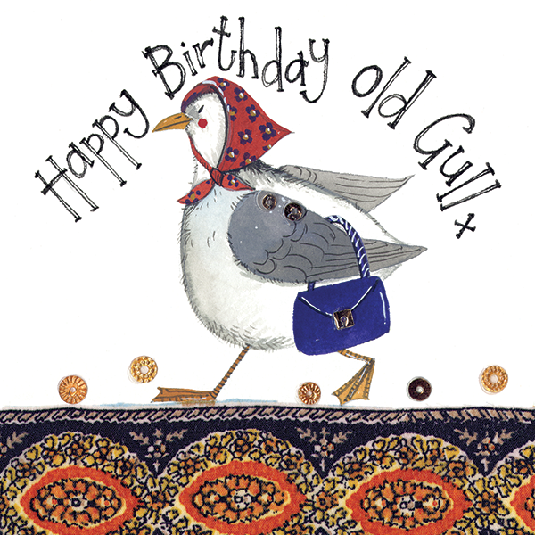 Seagull Birthday Card