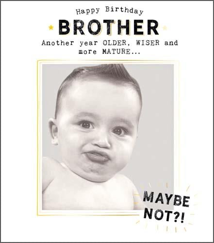 Brother Birthday Card