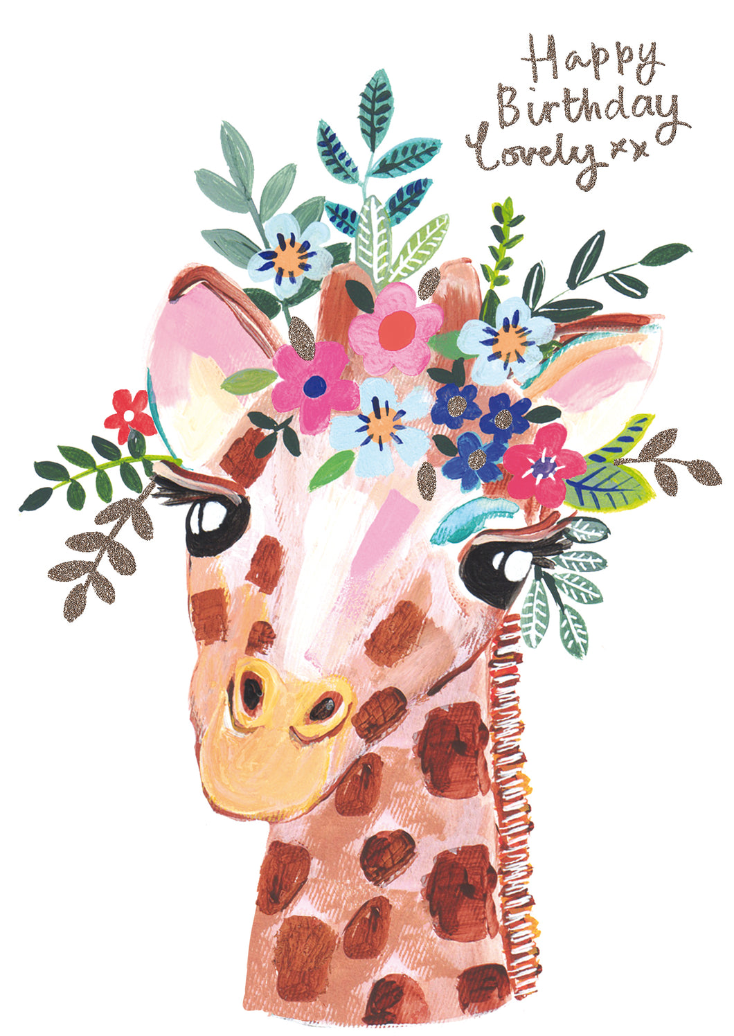 Giraffe Birthday Card