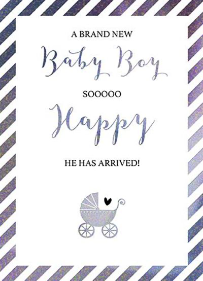 Baby Boy Card