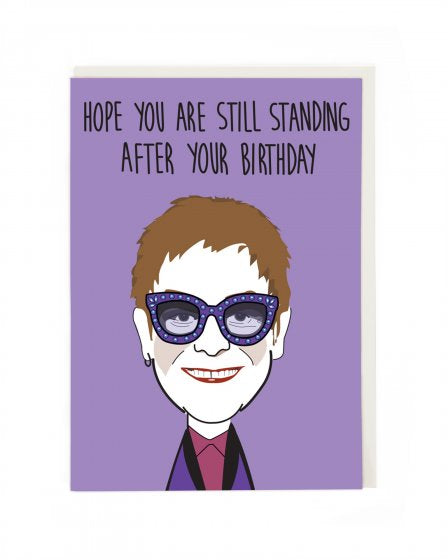 Elton John Birthday Card