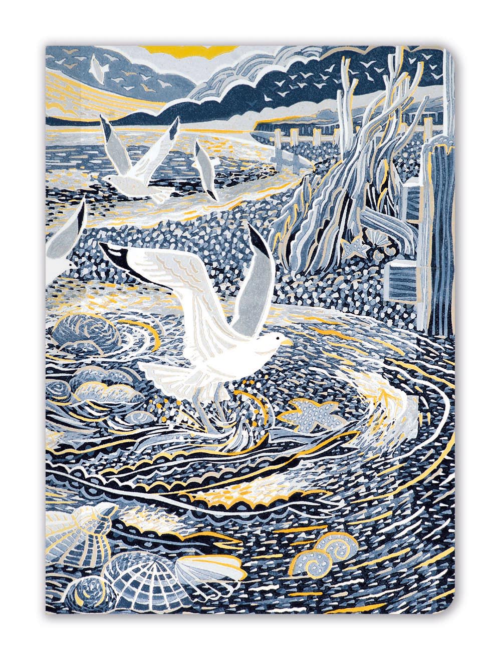 Seagull Sunlit Sea Mini Notebook