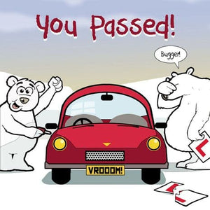 Driving Test Congratulations Card