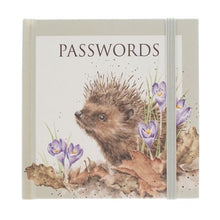 Load image into Gallery viewer, Hedgehog Password Book by Wrendale Designs
