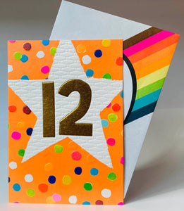 12th Birthday Card