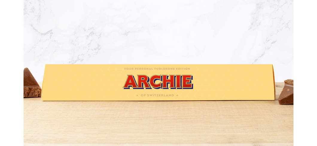 Archie Personalised Toblerone