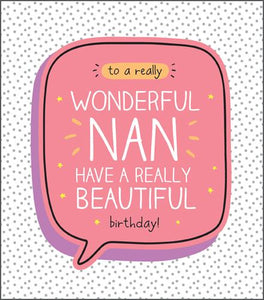 Nan Birthday Card