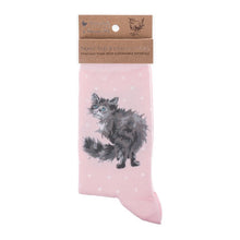 Load image into Gallery viewer, Cat Super Soft Bamboo Socks by Wrendale Designs
