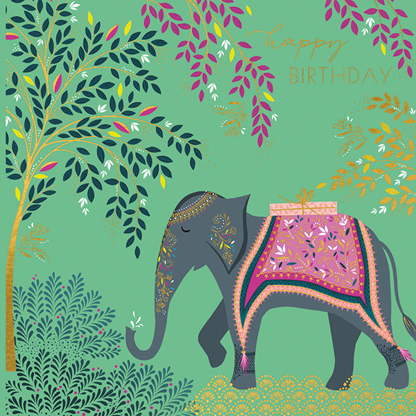 Sara Miller Elephant Card