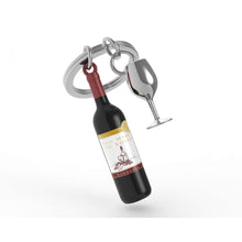 Load image into Gallery viewer, Red Wine Keyring
