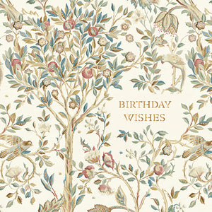 Morris & Co Gold Tree Birthday Card