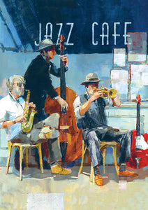 Jazz Cafe Birthday Card