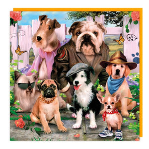 Dog Lenticular 3D Blank Card