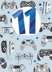 11th Gaming Birthday Card