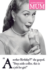 Gin Mum Birthday Card