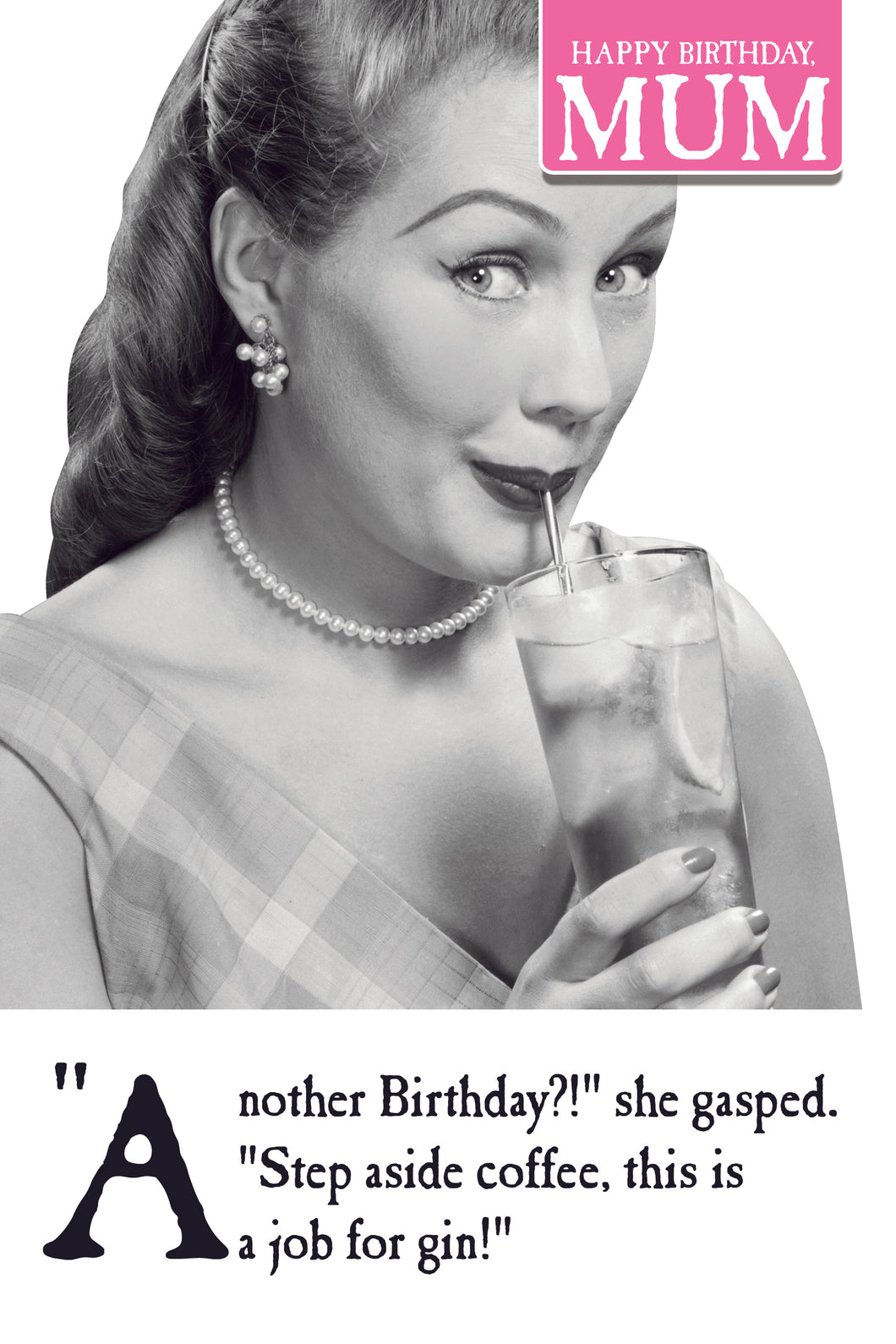 Gin Mum Birthday Card